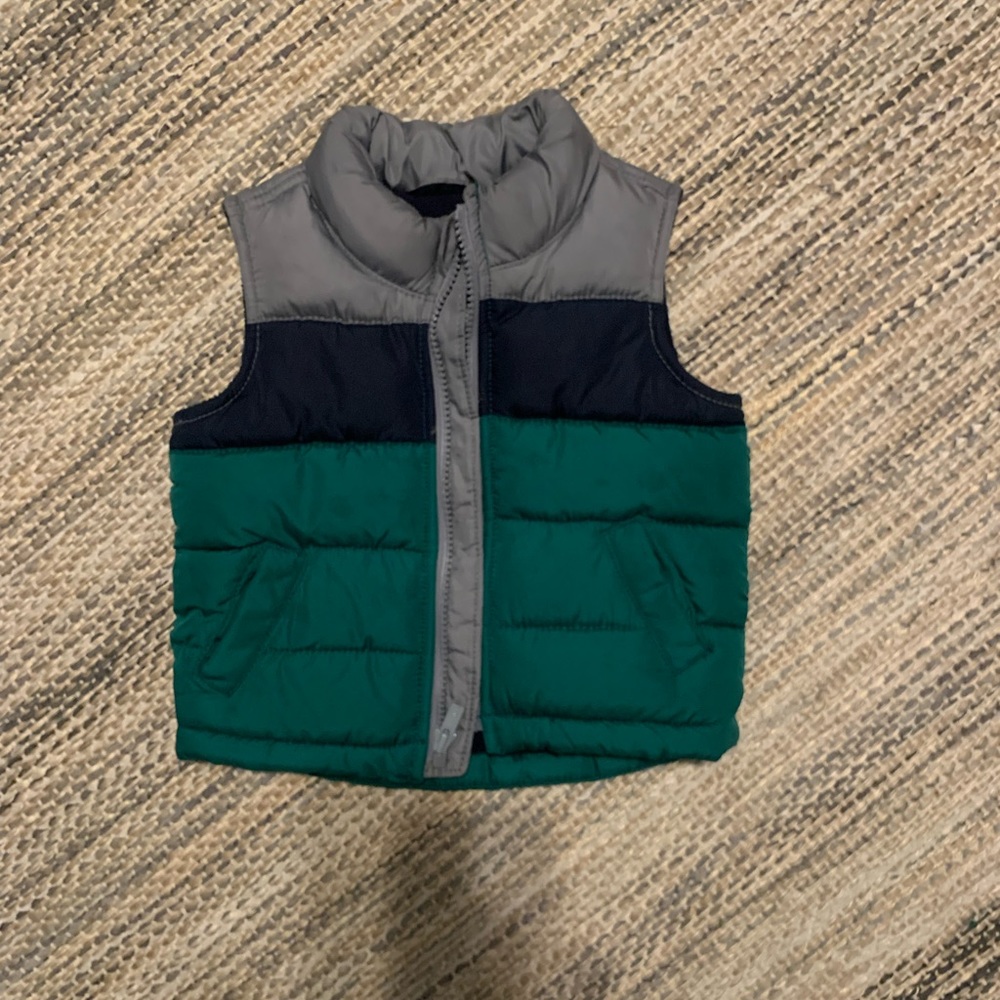 Puffed vest for toddler boy